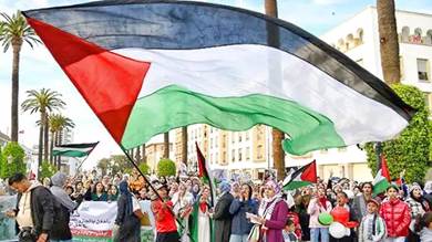 عشرات آلاف المغاربة في مسيرات داعمة لغزة ومناهضة للتطبيع